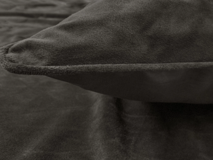 Sleeptime Dekbedovertrek Velvet Piping - Taupe