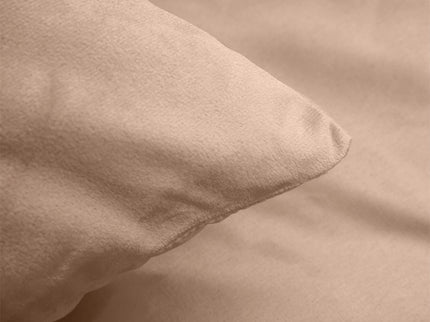 Sleeptime Dekbedovertrek Velvet Uni - Beige