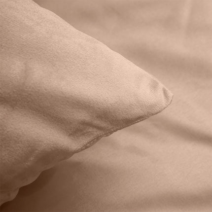 Sleeptime Dekbedovertrek Velvet Uni - Beige
