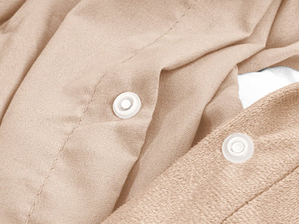 Sleeptime Dekbedovertrek Velvet Uni - Beige