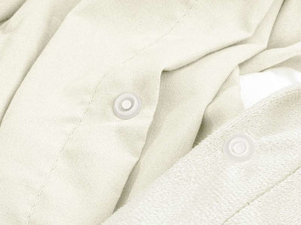 Sleeptime Dekbedovertrek Velvet Uni - Creme
