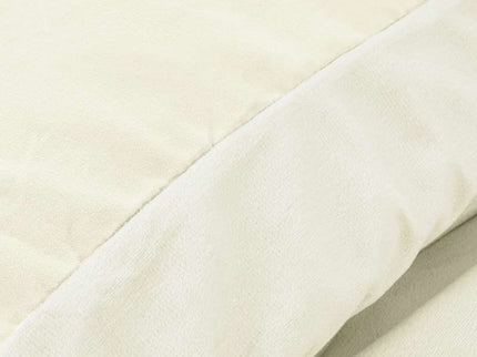 Sleeptime Dekbedovertrek Velvet Uni - Creme