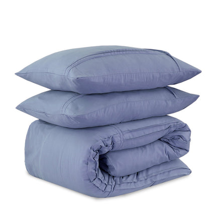 Sleeptime Dekbedovertrek Washed Tufted - Blauw