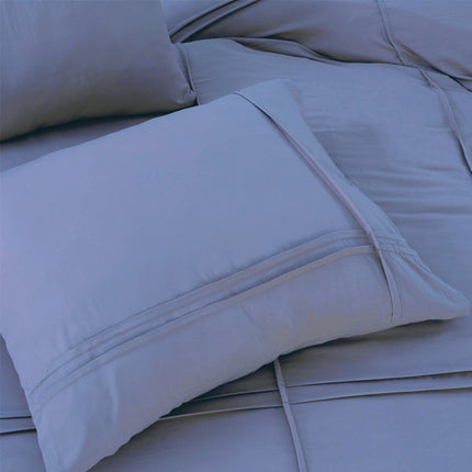 Sleeptime Dekbedovertrek Washed Tufted - Blauw