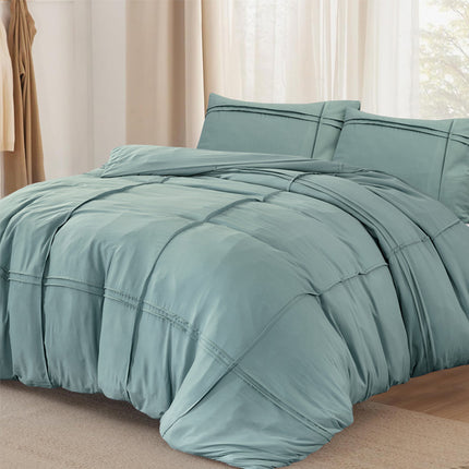 Sleeptime Dekbedovertrek Washed Tufted - Groen