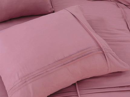 Sleeptime Dekbedovertrek Washed Tufted - Oud Roze