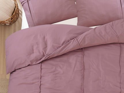 Sleeptime Dekbedovertrek Washed Tufted - Oud Roze