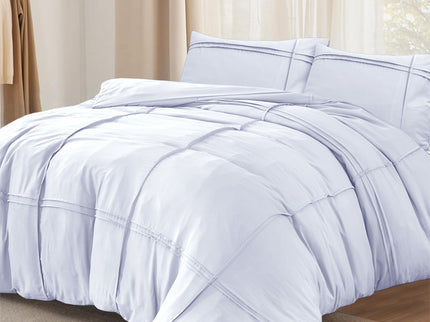 Sleeptime Dekbedovertrek Washed Tufted - Wit