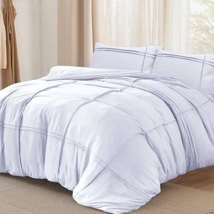 Sleeptime Dekbedovertrek Washed Tufted - Wit