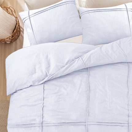 Sleeptime Dekbedovertrek Washed Tufted - Wit