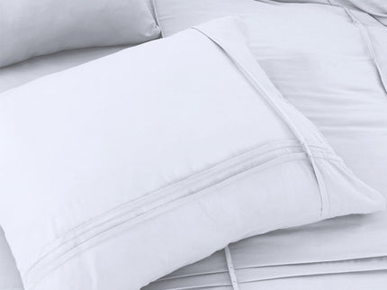Sleeptime Dekbedovertrek Washed Tufted - Wit