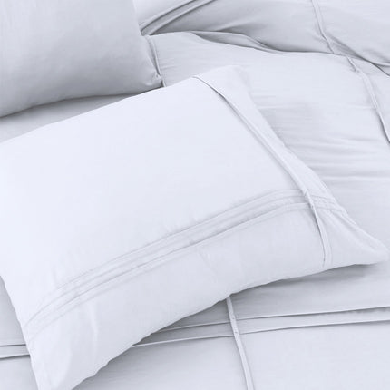 Sleeptime Dekbedovertrek Washed Tufted - Wit