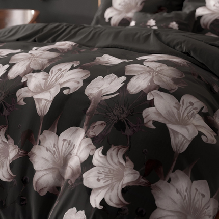 Sleeptime Elegance Dekbedovertrek Dark Flower