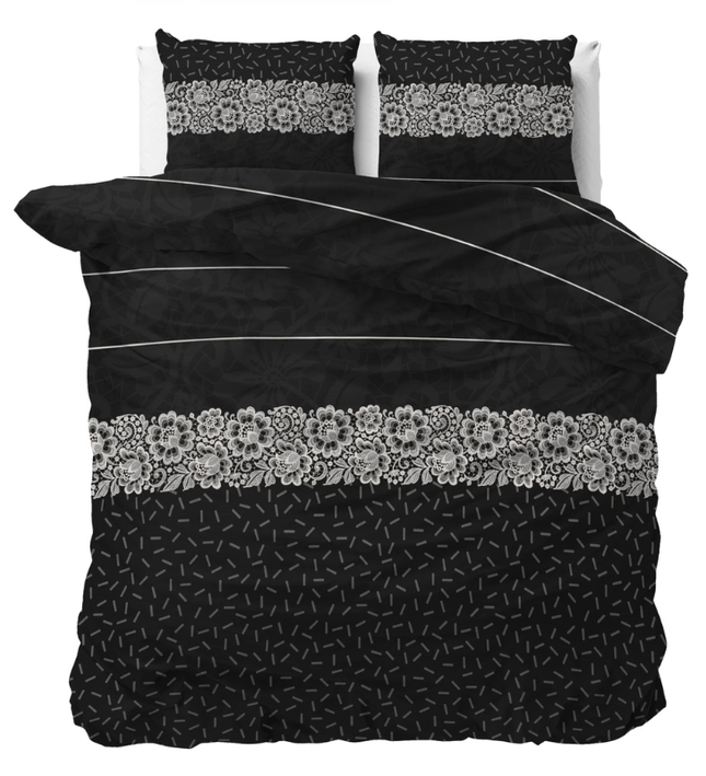 Sleeptime Elegance Dekbedovertrek Dervio - Antraciet