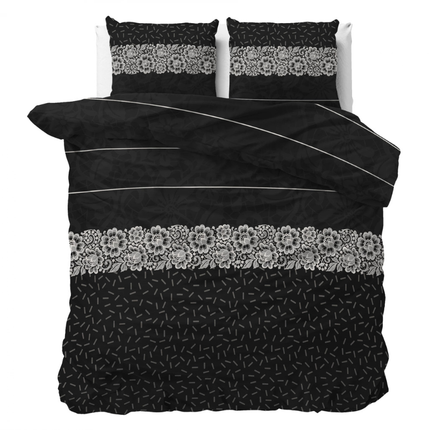 Sleeptime Elegance Dekbedovertrek Dervio - Antraciet