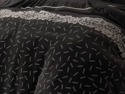 Sleeptime Elegance Dekbedovertrek Dervio - Antraciet