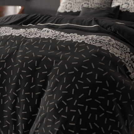 Sleeptime Elegance Dekbedovertrek Dervio - Antraciet