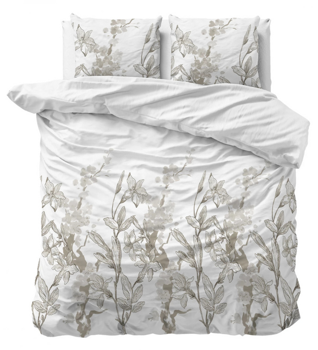 Sleeptime Elegance Dekbedovertrek Flynn - Wit