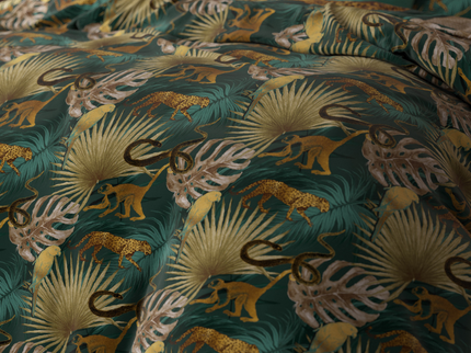 Sleeptime Elegance Dekbedovertrek Golden Tiger - Groen