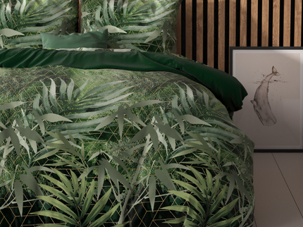 Sleeptime Elegance Dekbedovertrek Green Art Soft - Groen