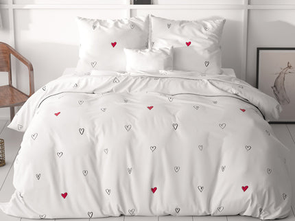 Sleeptime Elegance Dekbedovertrek Heartless - 140 x 200/220 cm