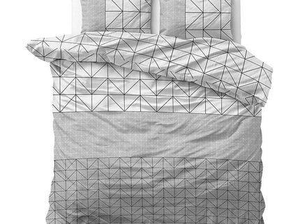 Sleeptime Elegance Dekbedovertrek Katoen-Flanel - Geometric - 140 x 200/220 cm