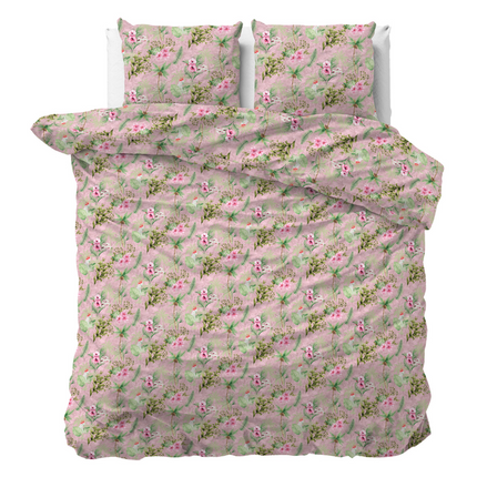Sleeptime Elegance Dekbedovertrek Roses Soft - Roze