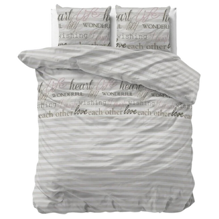 Sleeptime Elegance Dekbedovertrek Violet - 140 x 200/220 cm