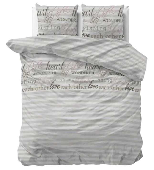Sleeptime Elegance Dekbedovertrek Violet - 140 x 200/220 cm