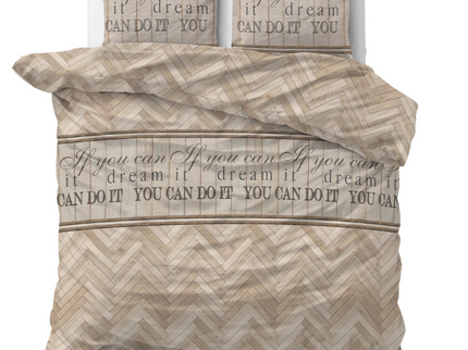 Sleeptime Elegance Dekbedovertrek You Can Do It