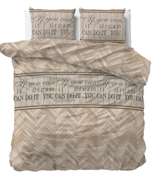 Sleeptime Elegance Dekbedovertrek You Can Do It