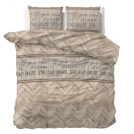 Sleeptime Elegance Dekbedovertrek You Can Do It