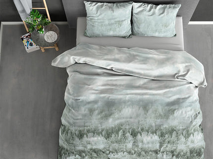 Sleeptime Elegance Double Nature - Turquoise Dekbedovertrek