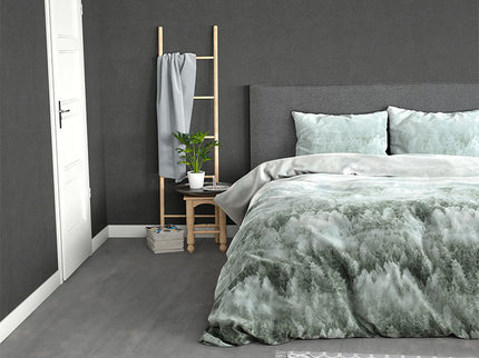 Sleeptime Elegance Double Nature - Turquoise Dekbedovertrek