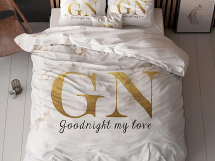 Sleeptime Essentials Dekbedovertrek Goodnight - Goud
