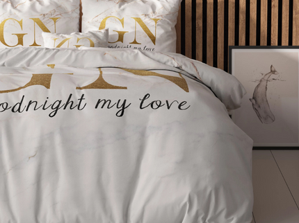 Sleeptime Essentials Dekbedovertrek Goodnight - Goud