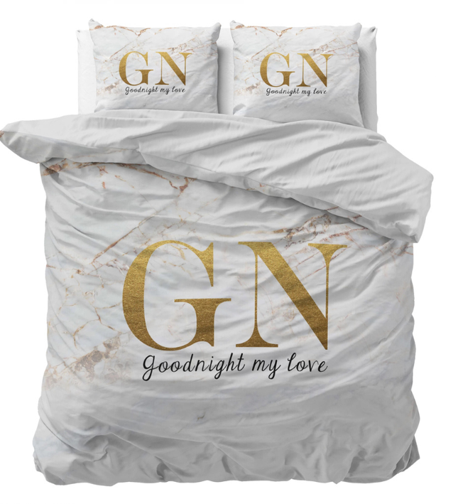 Sleeptime Essentials Dekbedovertrek Goodnight - Goud