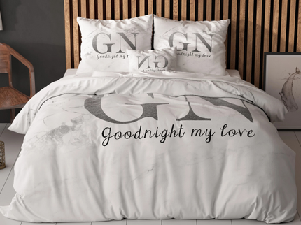 Sleeptime Essentials Dekbedovertrek Goodnight - Zilver