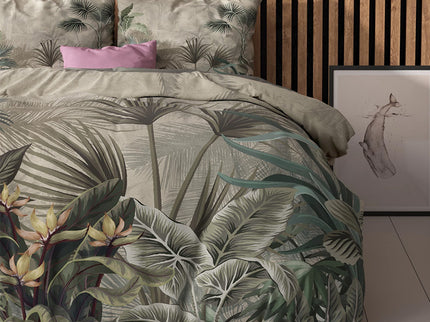 Sleeptime Essentials Dekbedovertrek Macy - Groen