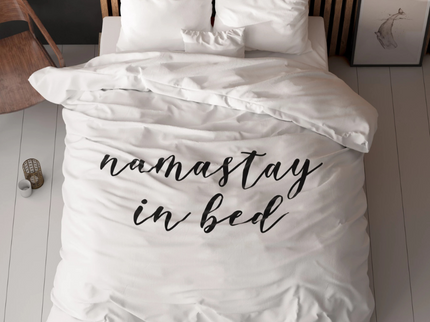 Sleeptime Essentials Dekbedovertrek  Namastay - Wit