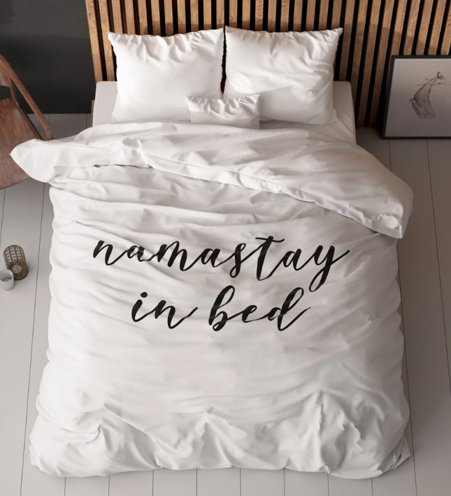 Sleeptime Essentials Dekbedovertrek  Namastay - Wit