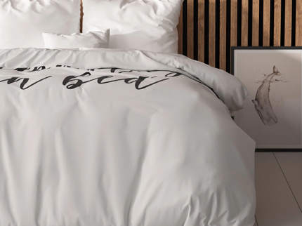 Sleeptime Essentials Dekbedovertrek  Namastay - Wit