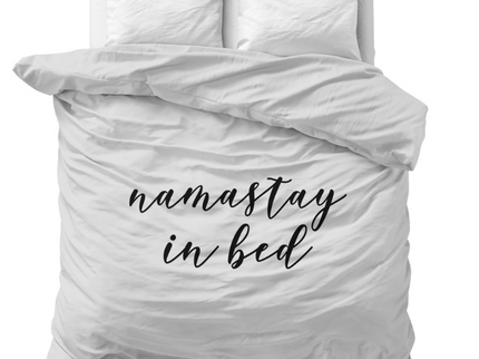 Sleeptime Essentials Dekbedovertrek  Namastay - Wit
