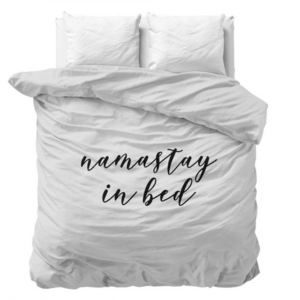 Sleeptime Essentials Dekbedovertrek  Namastay - Wit