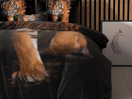 Sleeptime Essentials Dekbedovertrek  Tiger Icon