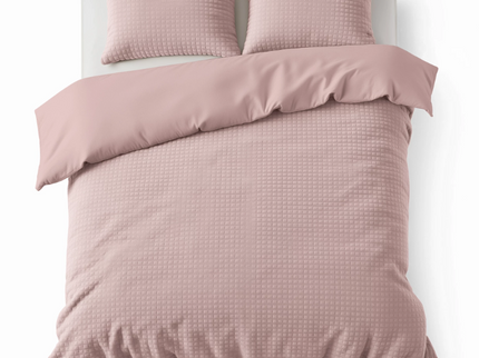 Sleeptime Glamour Dekbedovertrek Teddy - Check - Roze