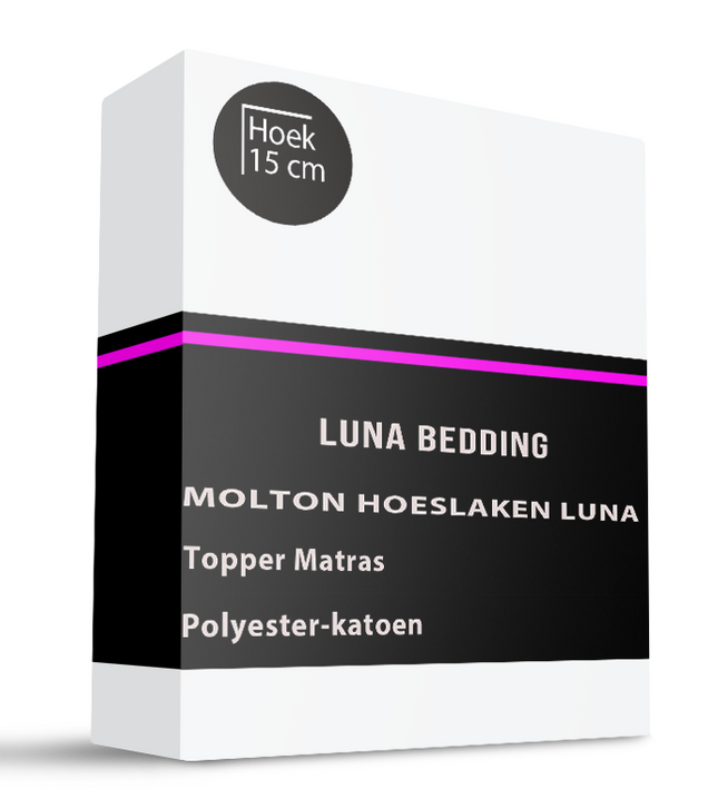 Molton Hoeslaken Luna - Topper - 2-PACK