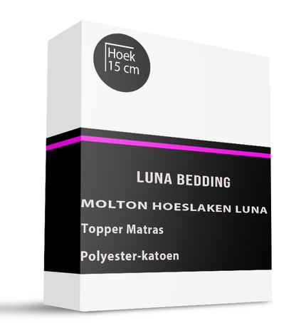 Molton Hoeslaken Luna - Topper - 2-PACK
