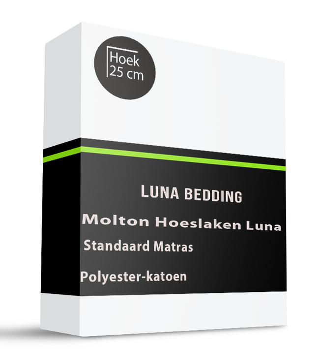 Molton Hoeslaken Luna - Standaard Matras - 2-PACK
