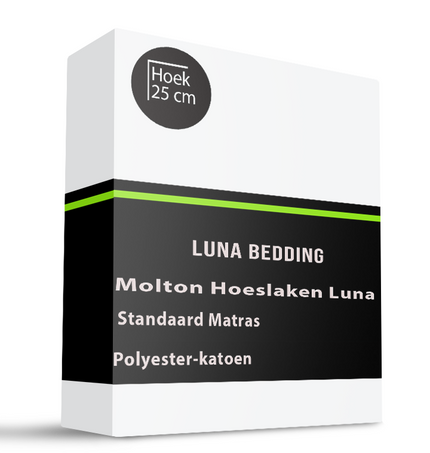 Molton Hoeslaken Luna - Standaard Matras - 2-PACK